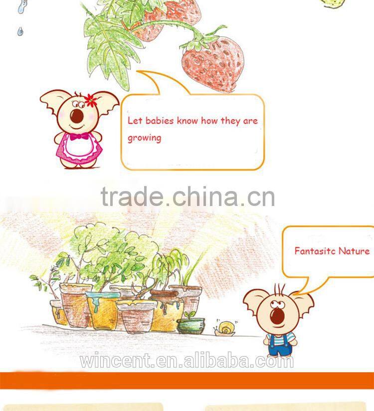 Strawberry Gowth Simple Multiple Layer Wooden Puzzle