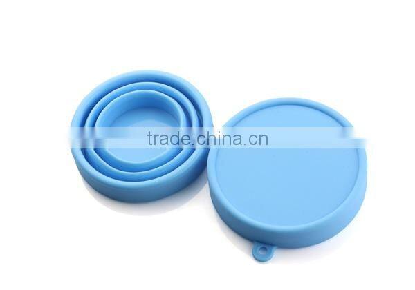 China Supplier Hot Selling High Quality heat resistance folding silicone cup