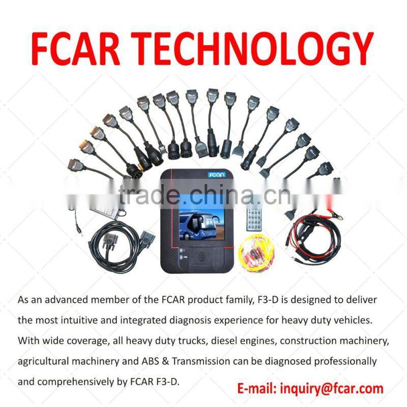 Original FCAR F3-D truck diagnostic tool,can diagnose used for Volvo bus ,VOLVO, SCANIA, MAN, IVECO