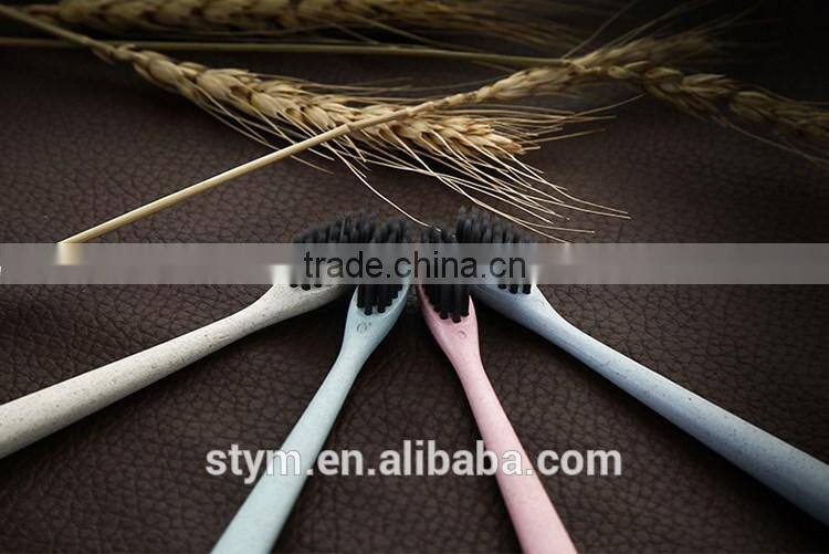 Wheat straw wholesale travel tooth brush toothbrush