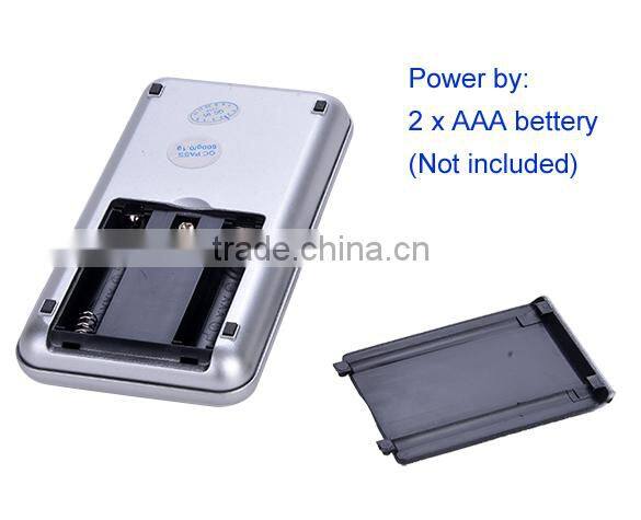 New 500g/0.1g LCD Pocket Electronic Mini Digital Jewelry Scale SV005453