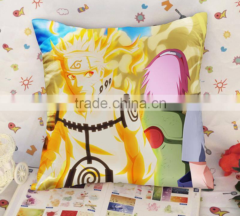 Hot Japanese anime NARUTO customized pillow case