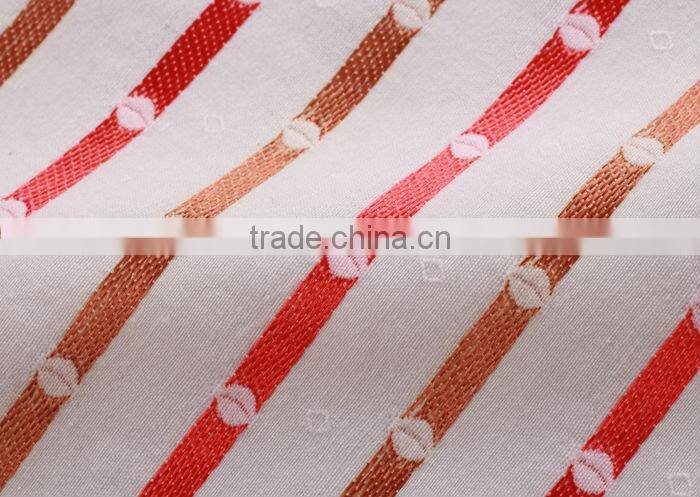 2014/2015 100% Cheap China 75D polyester cotton warp jacquard fabric textile for fashion korean ladies pants shirt