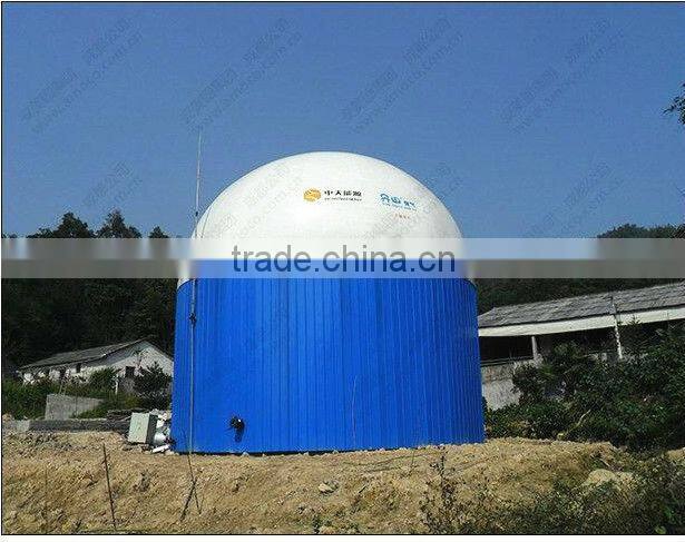 Dual Membrane Biogas Storage Equipment & Easy Installation