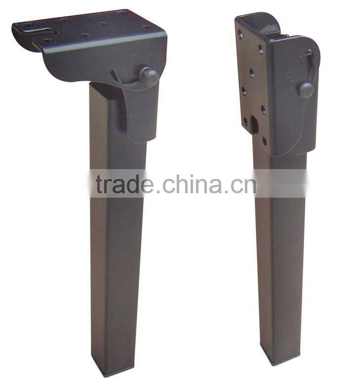 Black Metal screw bed leg 17#