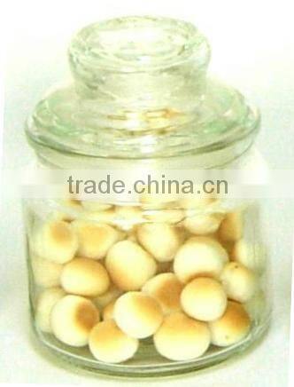 TW764 small glass candy jar