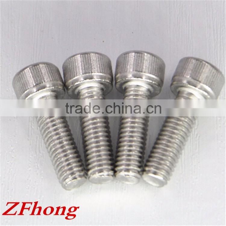 m1.4 - m12 din912 a2 304 stainless steel hex socket cap screw