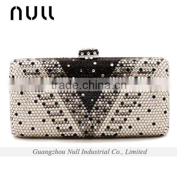 Fashion Rhinestone Clutch Bag Purse / Rhinestone Cosmetic Bag for Party