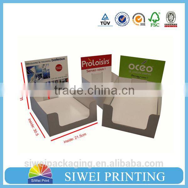 2015 unique cardboard display box with color print