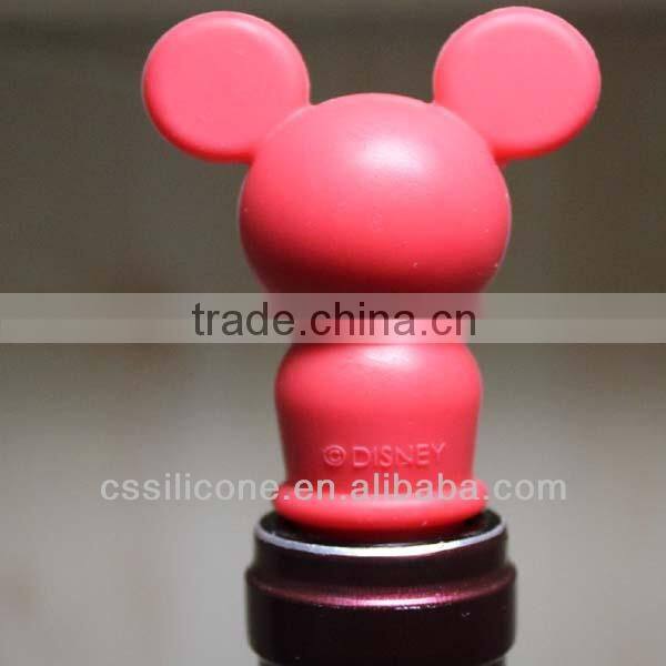 silicone wine bottle stopper,cute bottle stopper for party,fancy bottle stopper for bars,bottle plug