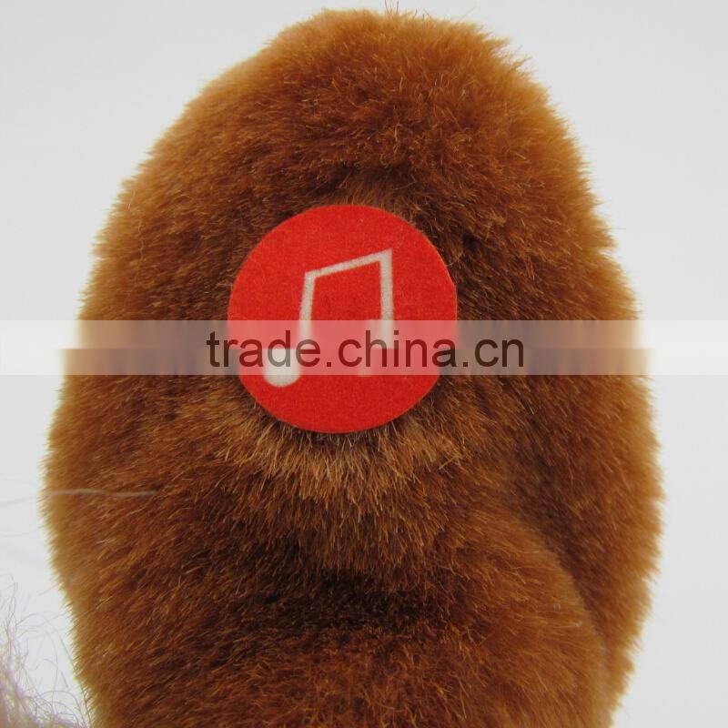 New design custom plush horse ride on animal toy