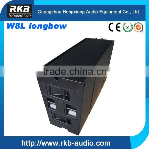 W8L longbow 3 way speaker box line array system, line array sound system