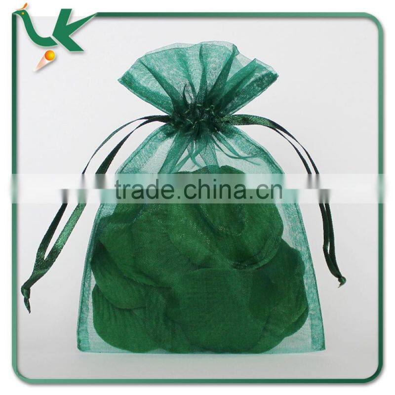 China Wholesale 4'' x 6'' Emerald Organza Bag