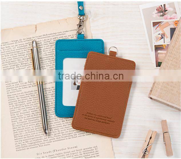 Neck Strap Lanyard Case Business Badge ID Window Card Holder