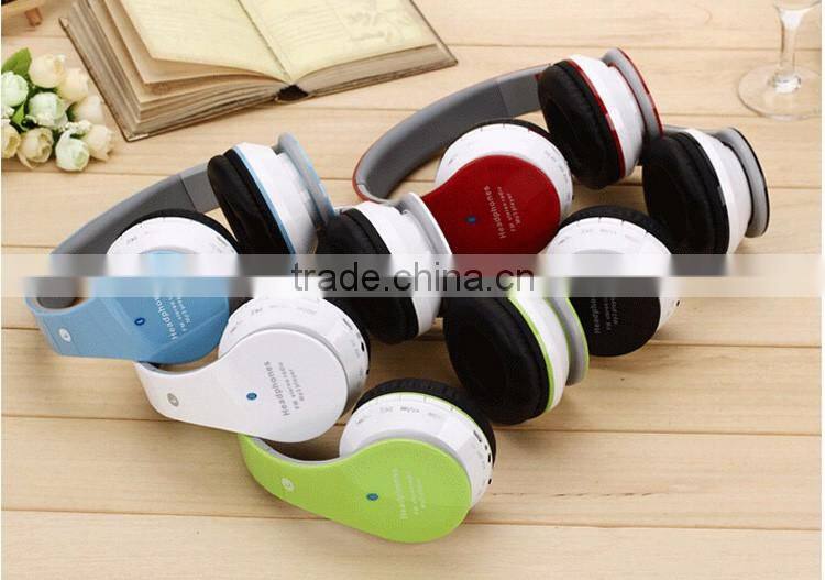 Big earpad high qulity sport bluetooth headphone Wireless Foldable Folding v4.0 bluetooth headphone sd card