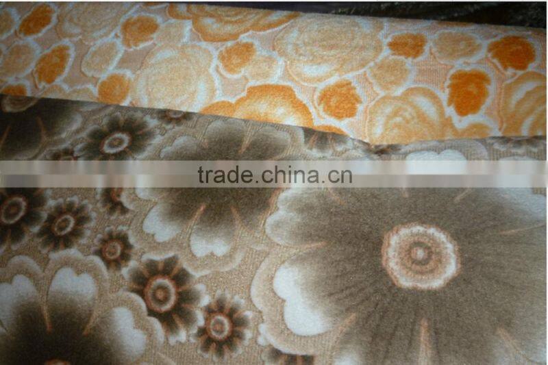 2015 News super soft 100% polyester burnout velour fabric