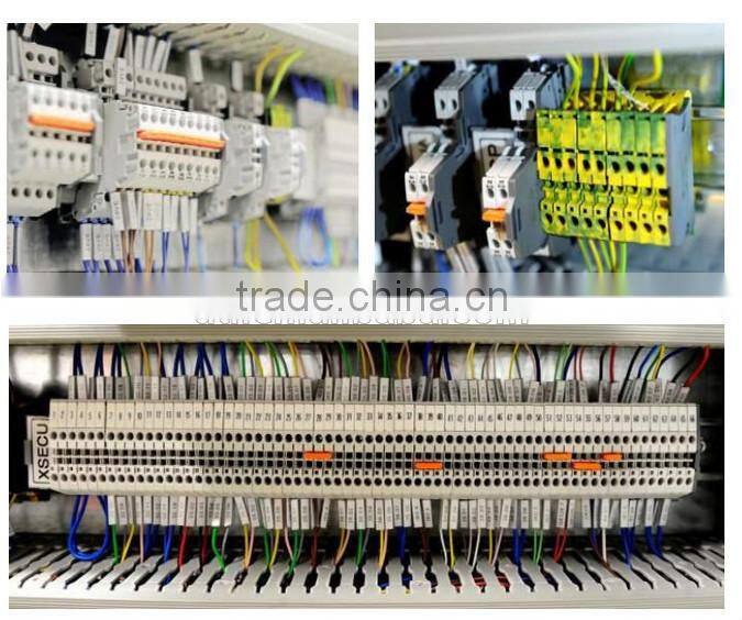 Phoenix Contact Push-in multi-conductor terminal blocks of the same shape 6mm 3 conductor UL RoHS