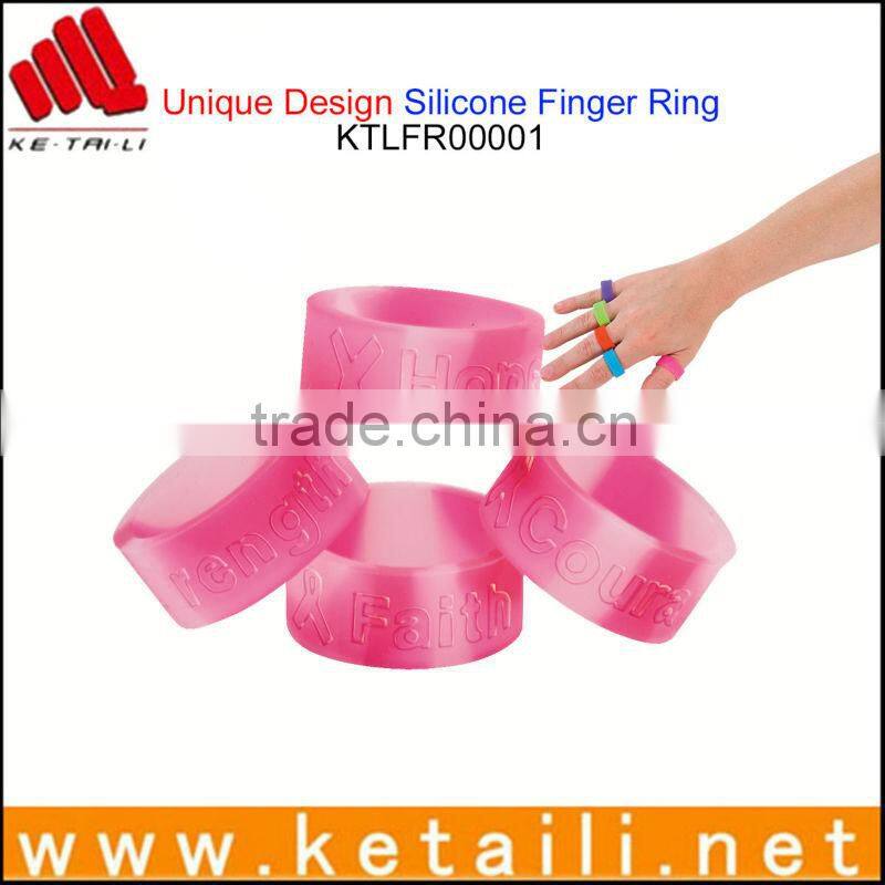 For Alibaba Express Ebay Amazon OEM Black Silicone Ring for Finger Custom Made in China
