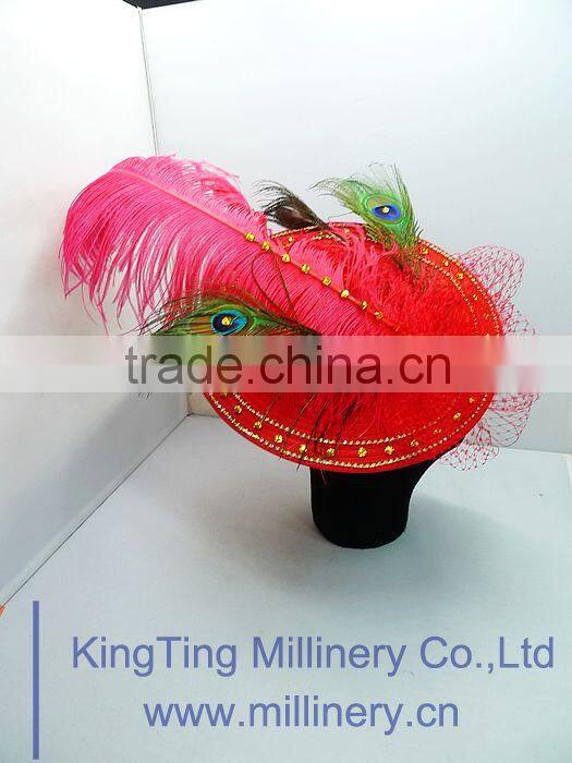 Sinamay Hat Base Fascinators With Fancy Fascinators For Wedding Wholesale T175