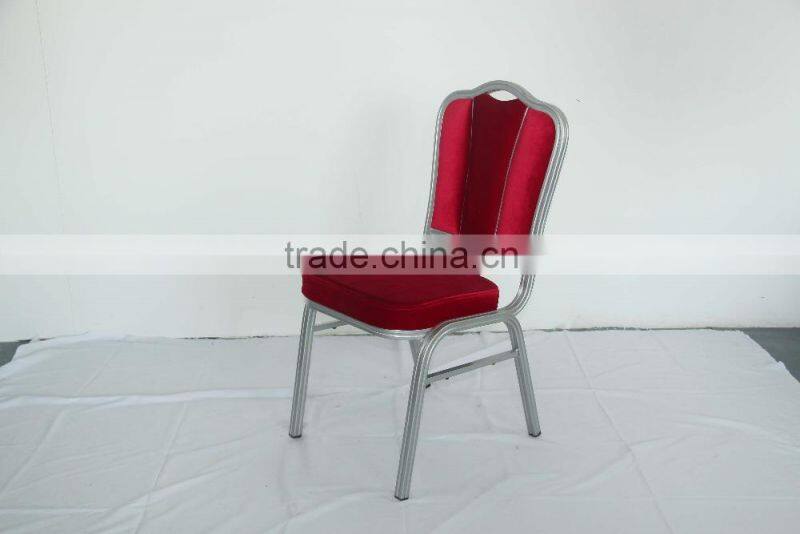 Wholesale reception used stack aluminum hotel banquet chair YC606