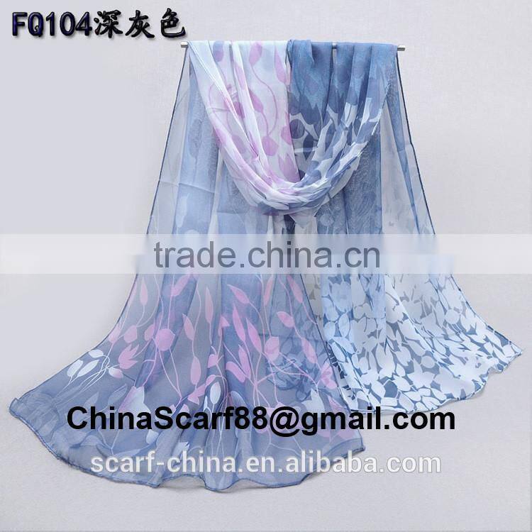 Wholesale chiffon silk scarf