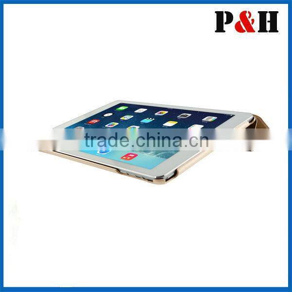 2015 New Sublimation Leather Tablet Cover Case For iPad 6 with factory price