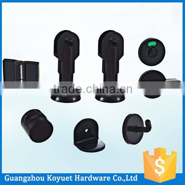 Best KOYUET Hot Wholesale Plastic Bathroom Accessories Toilet Partition Cubicle Hardware