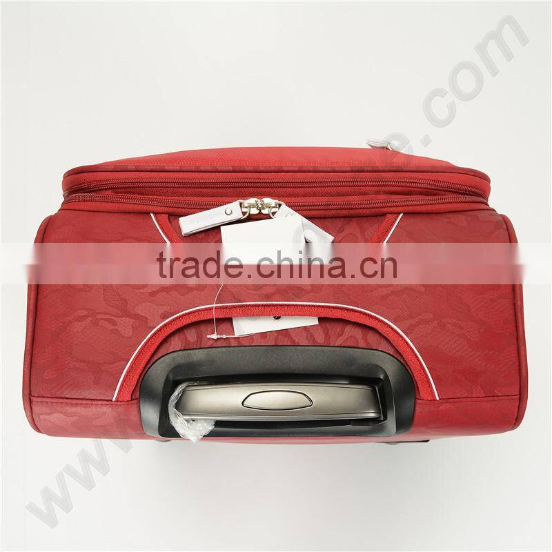 Nylon material and men women department name suitcase set