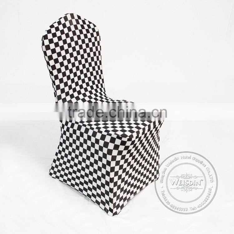 new style banquet chair cover white cheap 100%polyester banquet chair cover
