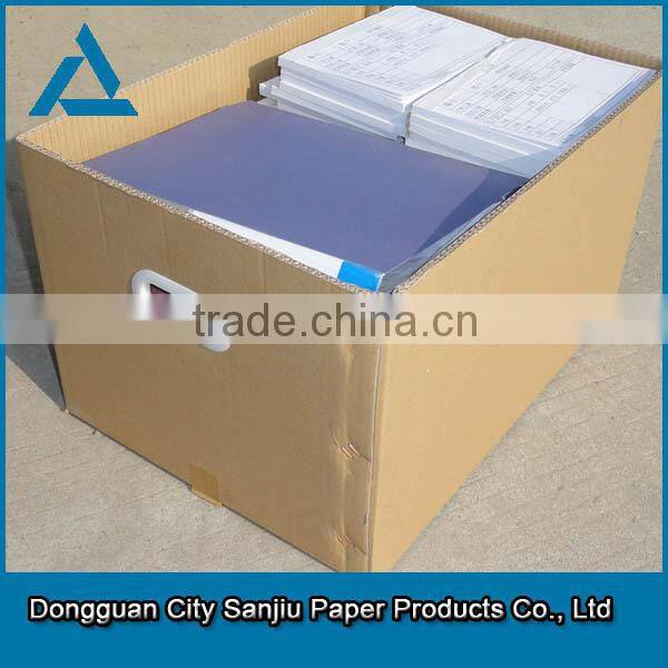 High strong office file carton box paper corrugated box