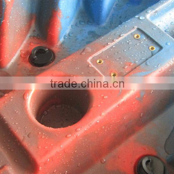 Made in China DINGWANG Rotational Sit on top Plastic Fishing Canoe