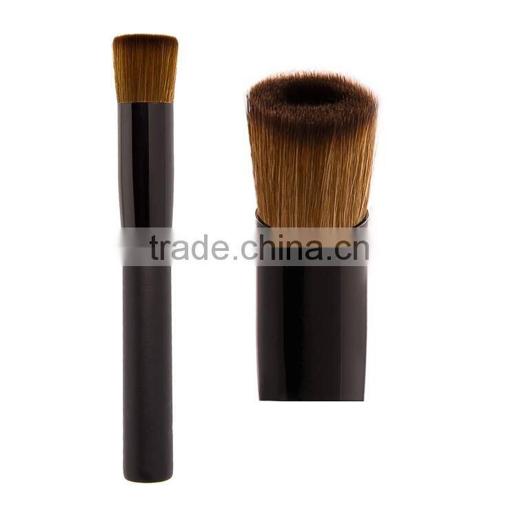 Cosmetic Cream Powder Blush Oval Makeup Brush+ Sponge Blender Flawless Puff+Brush cleaner