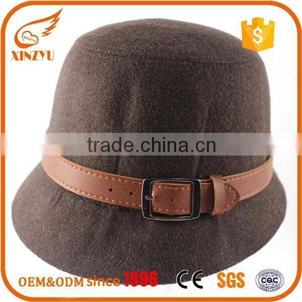 Online wholesale high quality bowler felt fedora formal hats for races