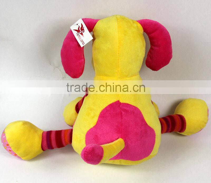 Luckiplus Hot Sale First Class Nice Yellow and Pink Animal Safe Technology Toy For Kids