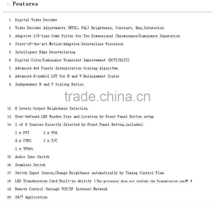 hdmi video wall processor, LED Display/LED Screen LedSync820C LED video processor