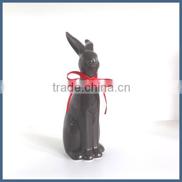 Home & garden decoration ceramic rabbit figurines