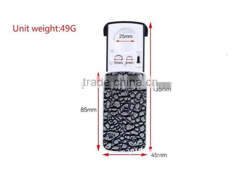 30x/60x/90x currency detecting/ Currency Function Pocket Magnifier