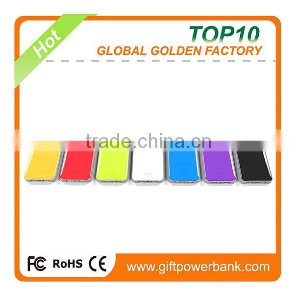 Large capacity double output mobile power bank 12000mAh factory price OEM available