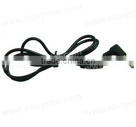3.5 stereo straight plug to 3.5 stereo right angle plug cable