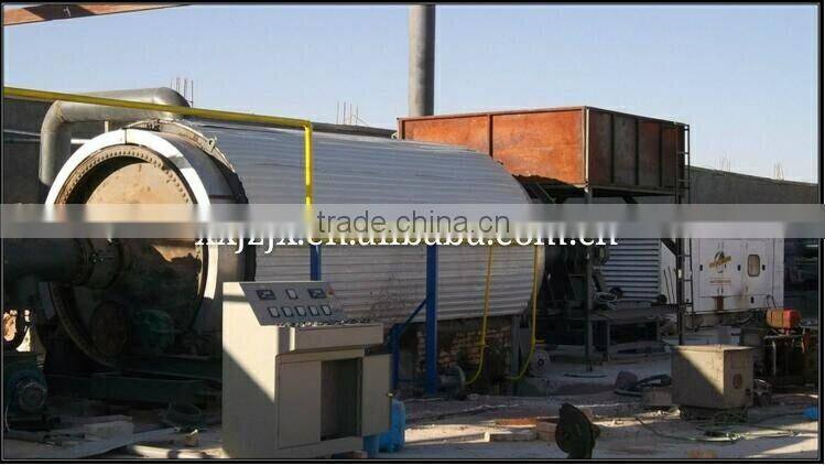 Used Waste Tyre/Plastic Recycling To Pyrolysis To Oil Machine