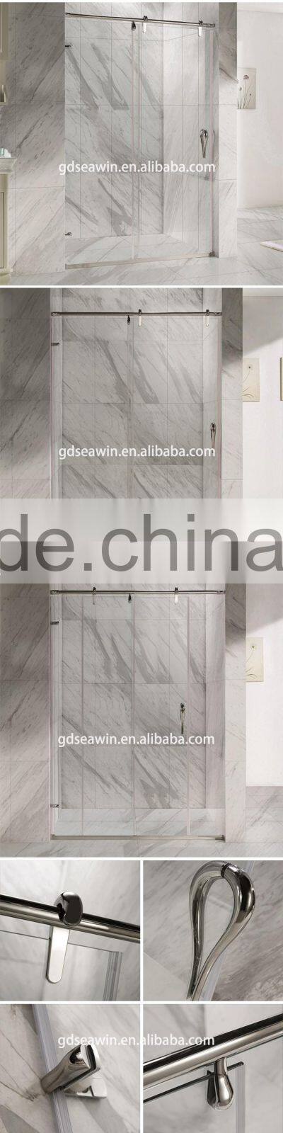 Luxury Shower Door Price 304 Stainless Steel Hanging Sliding Shower Door