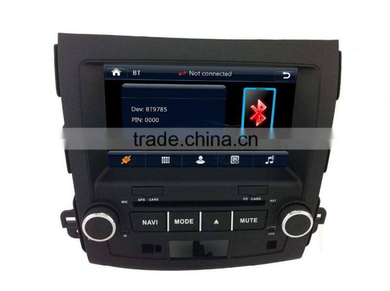 car dvd gps studio For MITSUBISHI OUTLANDER car gps with auto radio Bluetooth SD USB Radio wifi 3G