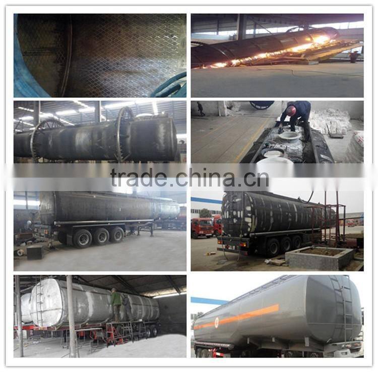 23cbm tri-axle chemical liquid transportation semi trailer