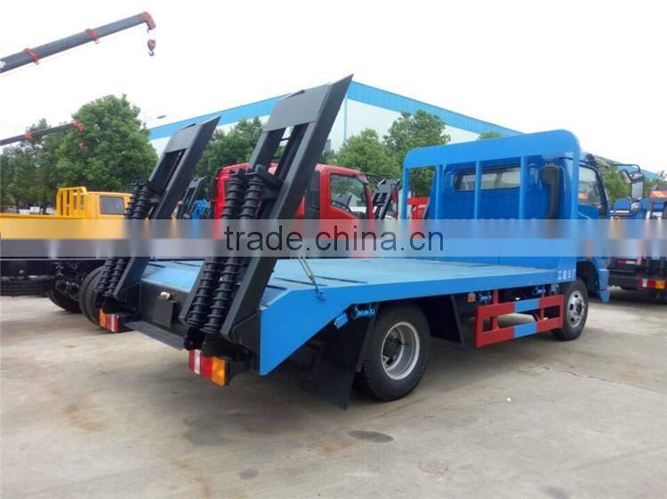 2016 China high quality carrier towing truck sale flatbed wrecker trucks