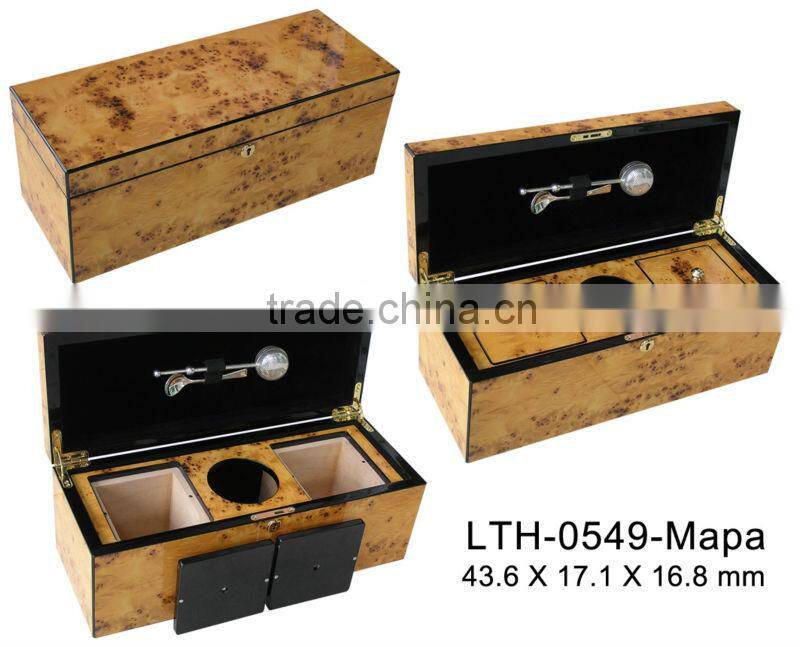 Luxury finish tea box,wooden coffee box gift set packing