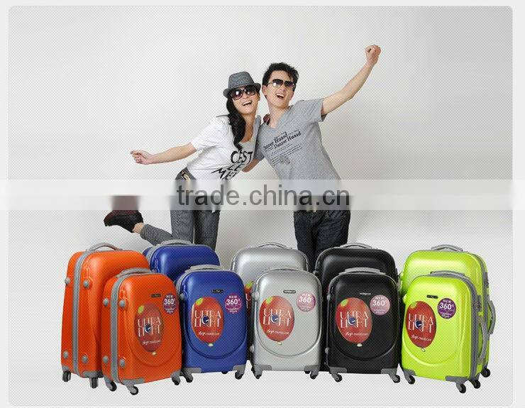 Cool Design Smile Face luggage New Arrival ABS trolley bag/ Hardshell Plastic trolley cases