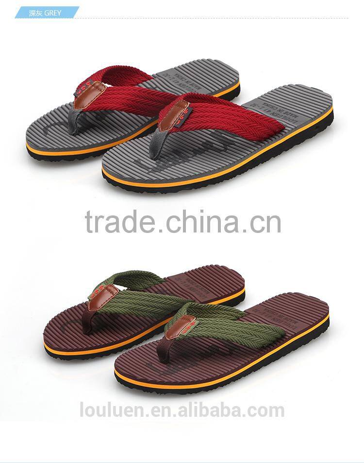 2015 663 LOULUEN Wholesale EVA Men Platform Flip Flop Sandals