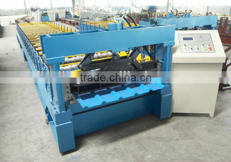 used trapezoidal metal color roof tile panel roll forming machine for sales