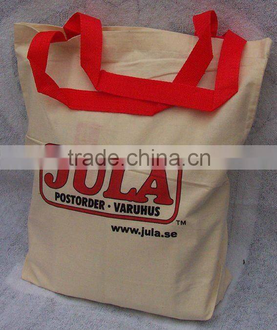100% cotton material souvenir shopping bags