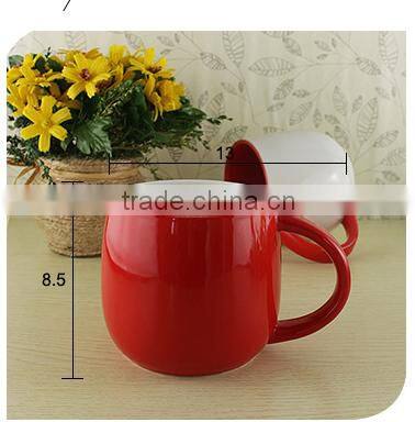 red and white couple creamic Mug